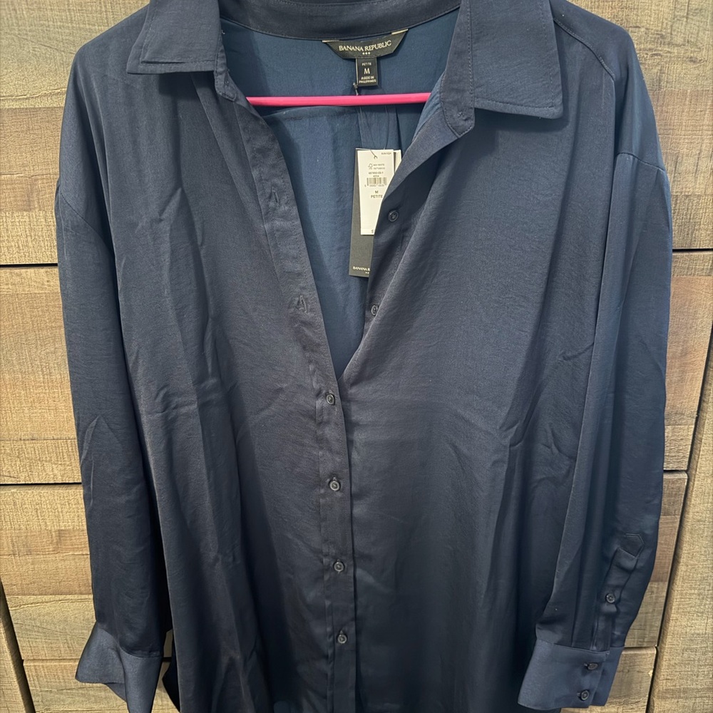 Banana Republic Silky Button-up